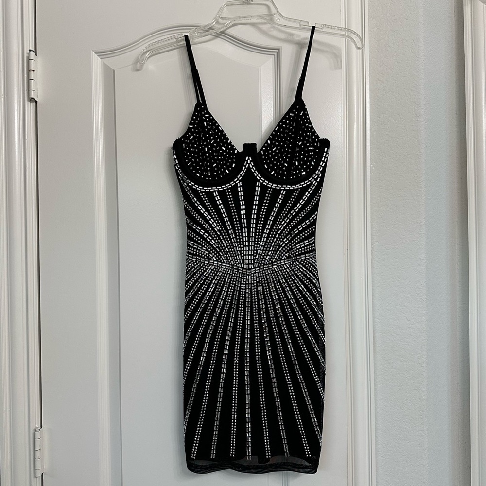 Glitz And Glamour Mini Dress - Picture 2 of 10